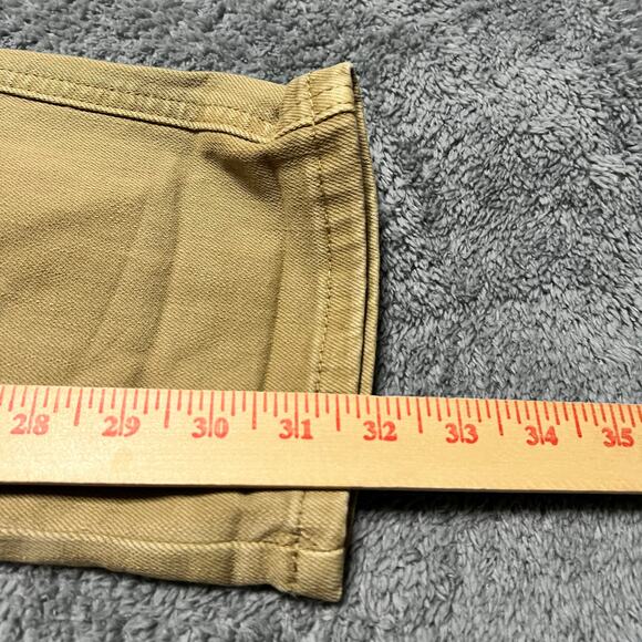 Judy Blue Jeans Womens 11 /30 Khaki High Waisted Grment Dyed Cuffed Jogger - Picture 10 of 11